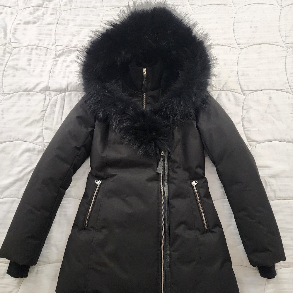 Blue Fox Fur Mackage Coat